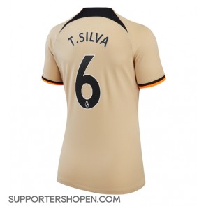 Chelsea Thiago Silva #6 Tredje Matchtröja Dam 2022-23 Kortärmad